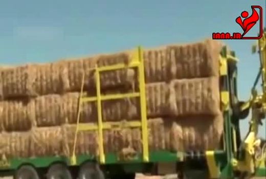 بسته بندی مکانیزه بقایای محصولات کشاورزی پس از برداشت