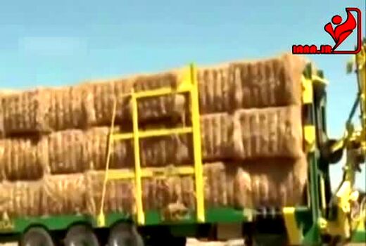 بسته بندی مکانیزه بقایای محصولات کشاورزی پس از برداشت