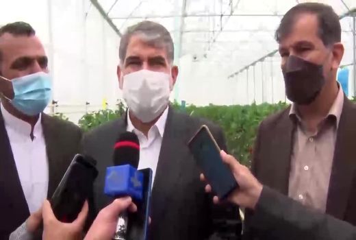 مصاحبه با وزیر جهاد کشاورزی دکتر ساداتی نژاد در سفر استانی هیت دولت به شهرستان نظرآباد استان البرز 